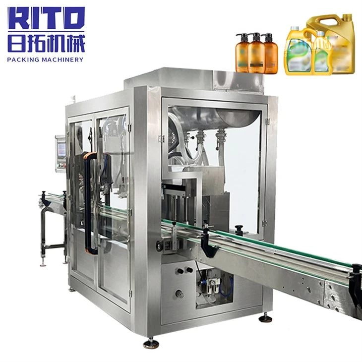 4-máquina de envase móvel de rastreamento automático principal para envase de líquidos de alta eficiência